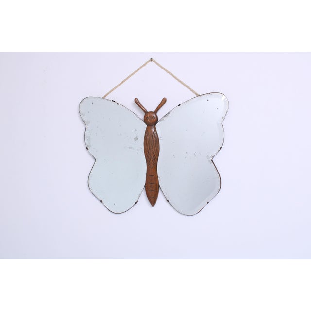 Art Deco Butterfly Mirror, 1930s For Sale - Image 11 of 17