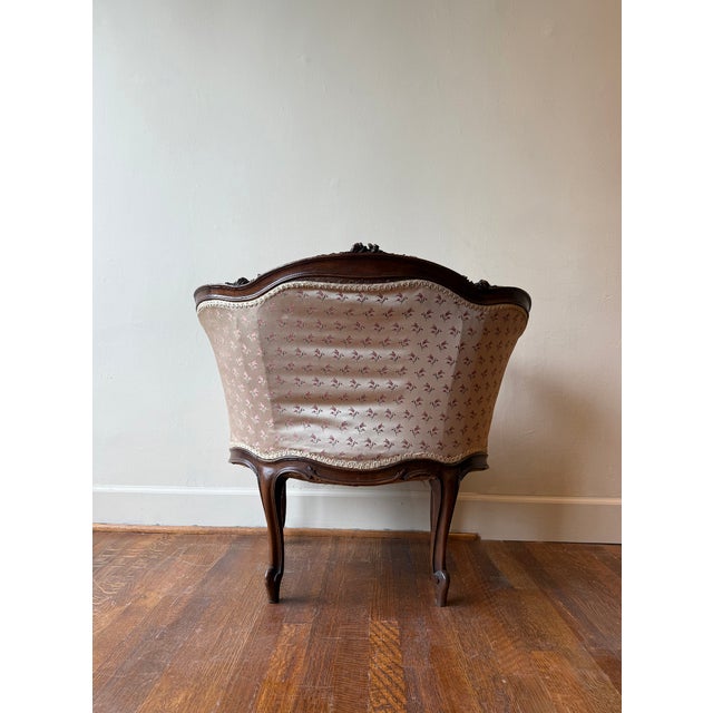 Late 19th Century 1890 French Louis XV Bergere Chairs For Sale - Image 5 of 9