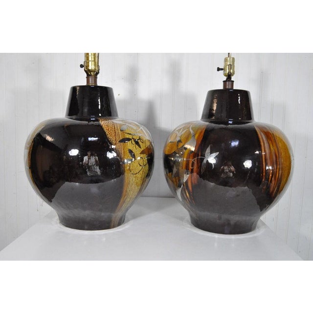 Vintage Mid-Century Modern Gazelle Ram Drip Glaze Pottery ...