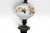 Mid 20th Century Neoclassical Brass and Painted Milk Glass Grapevine Lamps - A Pair For Sale - Image 9 of 18