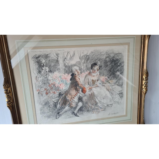 Albert Calbet, 1910, Lithographs, Set of 2 For Sale - Image 9 of 16