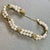 White 1990s Mikimoto Estate Akoya Pearl Bracelet 18k Gold For Sale - Image 8 of 9