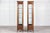 Walnut Faux Bamboo Glazed Display Cabinet For Sale - Image 9 of 18