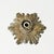 Early 20th Century Antique Bronze Sunburst Flush Mount Ceiling Light Art Deco For Sale - Image 5 of 10