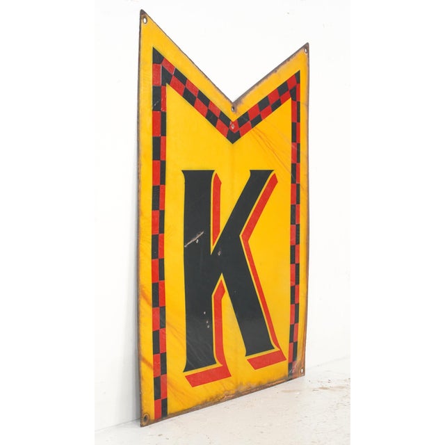 Traditional 1930s Vintage Kodak Enamel Advertising Sign For Sale - Image 3 of 4