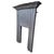 Tall Large Victorian Edwardian Cast Iron Combination Fireplace For Sale - Image 9 of 9