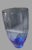Mid-Century-Modern Mediterranean Blue Hand-Blown Art Glass Vase For Sale - Image 4 of 8