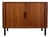 Vintage Danish Rosewood Tambour Cabinet For Sale