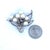 Metal 1990s Mikimoto Estate Akoya Pearl Brooch Pin Sterling Silver For Sale - Image 7 of 7