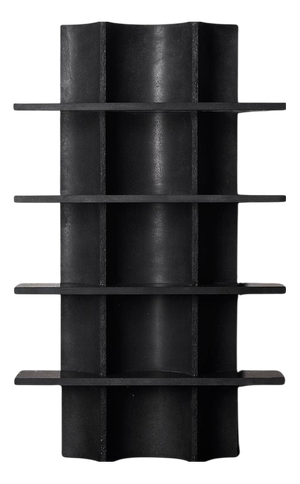 Arcaica Bookcase in Lava Stone Marble by Bufalini Marmi