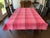 Happy summer entertaining. Get your party started with this lovely vintage buffalo checked tablecloth and napkins. Works...