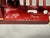Red Vintage Arcade Cast Iron Ladder Truck: 1930s Toy Fire Engine For Sale - Image 8 of 10