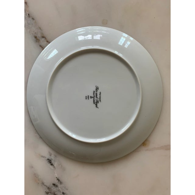 Fitz and Floyd 1980s Fitz and Floyd Fine Porcelain Parrot Plate For Sale - Image 4 of 9