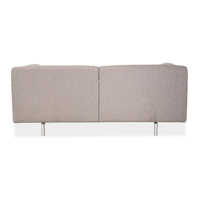 Gray Met 250 Fabric Two-Seater Sofa by Piero Lissoni for Cassina For Sale - Image 8 of 10