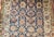 19th Century Kurdish Bidjar Runner Rug, Hand-Knotted Wool, All Over Geometric Pattern, Blue & Ivory, 4x8 For Sale - Image 11 of 14