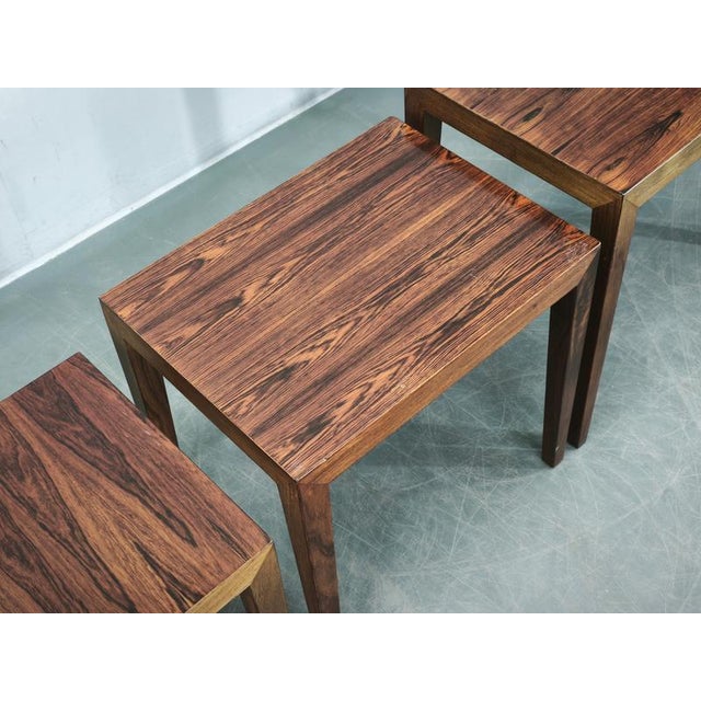 Nesting Tables by Severin Hansen for Haslev, Denmark, 1960s, Set of 3 For Sale - Image 14 of 18