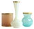 Opaline Glass Vases from Nason, 1960s, Set of 3 For Sale