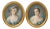 Napoleon III Artist, Portraits of Women, 19th Century, Pastels, Set of 2 For Sale