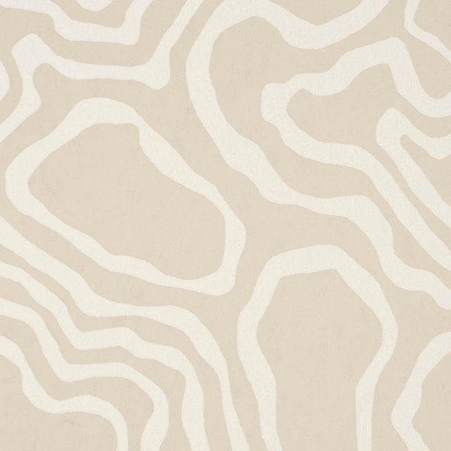 Schumacher Defeo Wallpaper In Bone For Sale