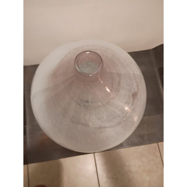 Minimalism 1960s F-025 | the Sculptural Fluidity: Deep Amethyst Blown Glass For Sale - Image 3 of 11