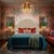 Chinoiserie 1970s Parcel Gilt Faux Bamboo Arched Queen Headboard - Newly Painted For Sale - Image 3 of 13