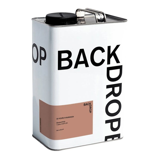 BACKDROP Standard Finish Interior Paint in 36 Hours In Marrakesh (Warm, Earthy Pink) - 1 Gallon For Sale