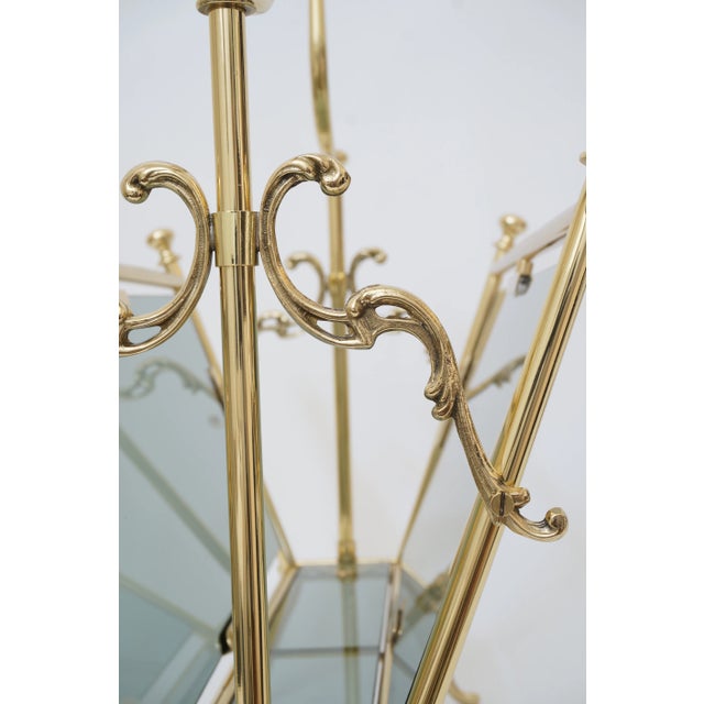 Maison Baguès Magazine Rack Brass & Smoke Glass For Sale - Image 9 of 11