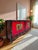 Chinese Black and Red Lacquered Sideboard, 1930s For Sale - Image 4 of 6