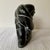 Black Inuit Soapstone Carving by Lucassie Amm – Signed - Kneeling Inuk Figure For Sale - Image 8 of 18