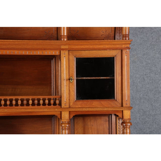 Historicism Style Buffet in Walnut, 1980s For Sale - Image 11 of 18