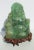 Chinese Vintage Chinese Fluorite Hotei Buddha on Wooden Stand For Sale - Image 3 of 12