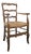 Louis XV Style Straw-Seated Armchair For Sale