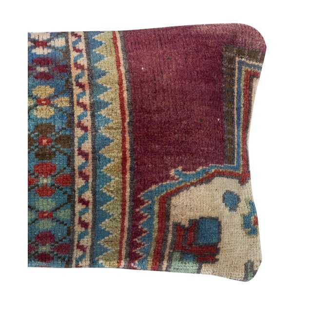 Traditional 13"x24" Vintage Cushion Cover. Pillowcase. Farmhouse Decor Throw Pillow Cover For Sale - Image 3 of 4