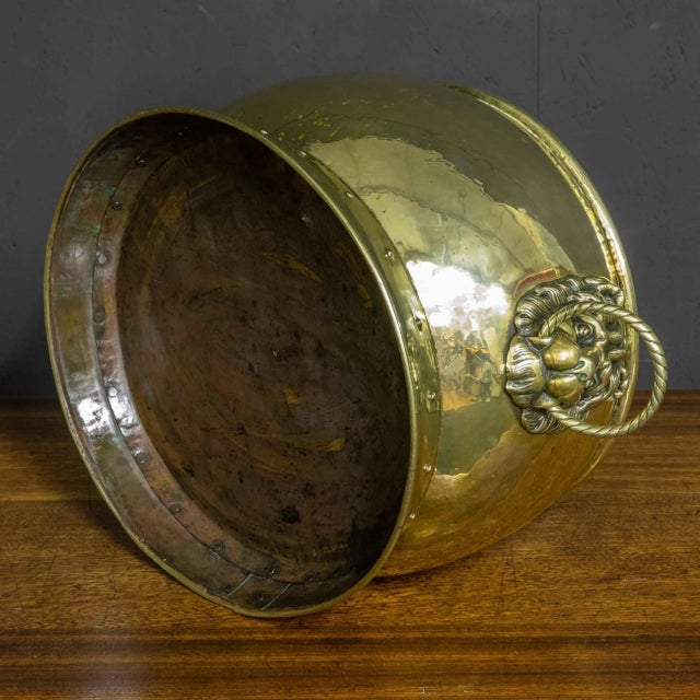Victorian Brass Vessel For Sale - Image 4 of 10