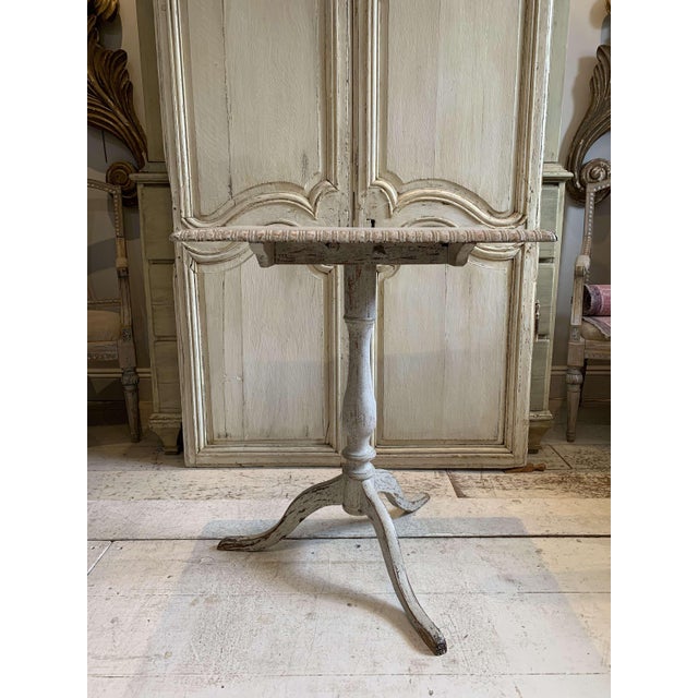 Swedish Painted Tilt Top Table on Tripod Base, Early 19th Century For Sale - Image 4 of 13
