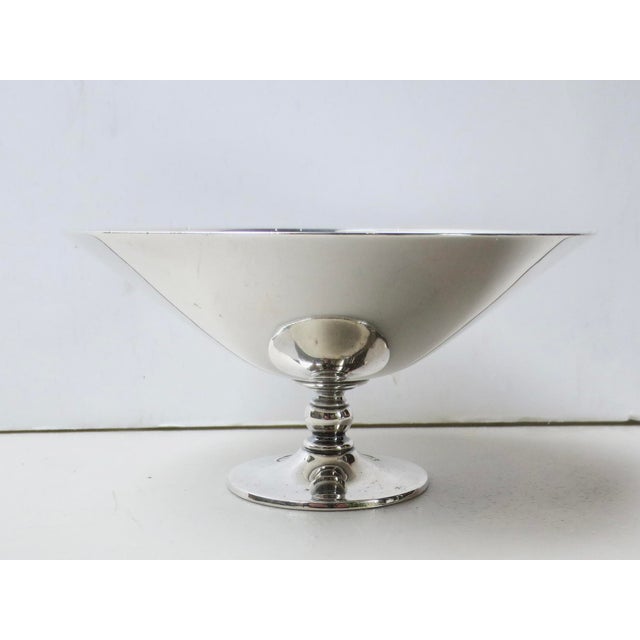 1940s 1940s Tiffany Round Compote Silver Cup For Sale - Image 5 of 7