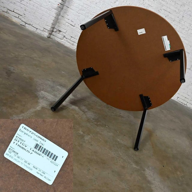 Vintage Modern Herman Miller Natural Oak Round Everywhere Table by Dan Grabowski For Sale - Image 10 of 13