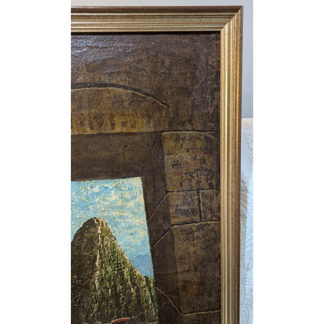 Impressionist Machu Picchu by P. Ruiz For Sale - Image 3 of 12