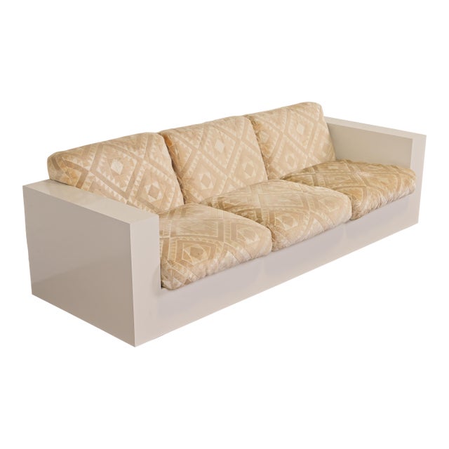 Milo Baughman for Thayer Coggin Mid-Century Modern Tuxedo Sofa, Circa 1970s For Sale