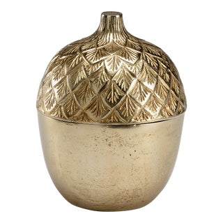 Autumn Champagne Finish Acorn Caddy For Sale