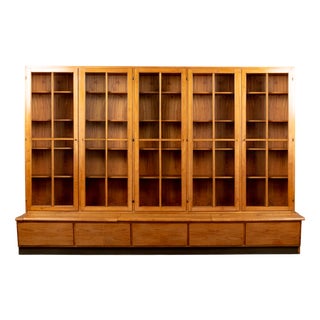 German Bookcase Wall Unit from Holsatia, 1930s For Sale