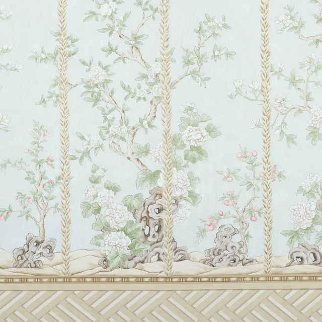 With its fanciful flora and rhythmic arches, Victoria Panel Set is an exquisite chinoiserie wallpaper design that was...