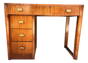 1940s Saginaw Furniture Shops "Expandomatic" Mahogany Desk-to-Dining Table