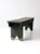 Antique Primitive Green Farmhouse Bench For Sale - Image 4 of 13