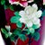 Signed Ando Jubei Japanese Cloisonné Pigeon Blood Red Peony Vase 10" For Sale - Image 4 of 10