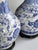 Ceramic Large Pair Chinese Blue & White Bottle-Form Lamps For Sale - Image 7 of 8