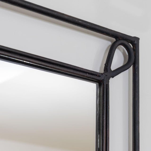 1950s French Iron Loop Mirror For Sale - Image 10 of 10