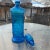 Italian 1960s Electric Blue Empoli Bottle With Stopper For Sale - Image 3 of 4
