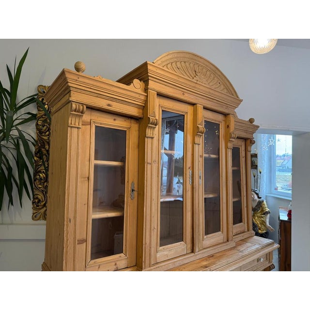 Gründerzeit Wood Display Cabinet For Sale - Image 4 of 18