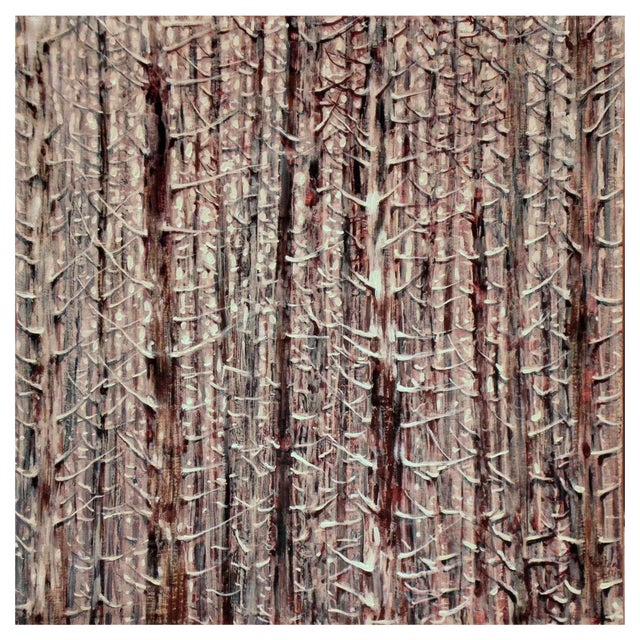 Kristine Kvitka, Pines, 2014, Oil on Canvas For Sale